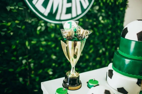 soccer trophy celebration